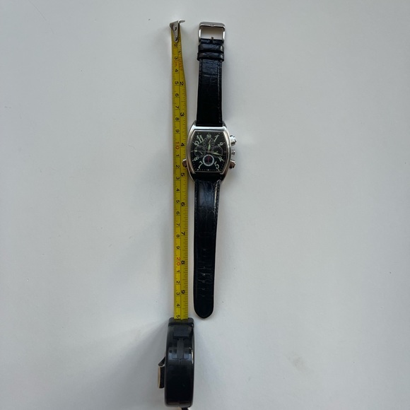 Automatic Watch for man scratch proof water resistant 3 ATM BLACK VGUC - Picture 14 of 16